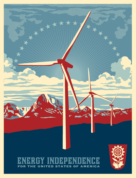 Energy Independence by Shepard Fairey