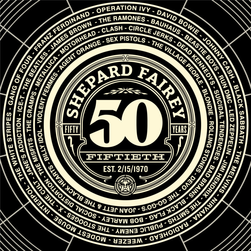 50 at 50: The Soundtrack of Shepard Fairey - Obey Giant
