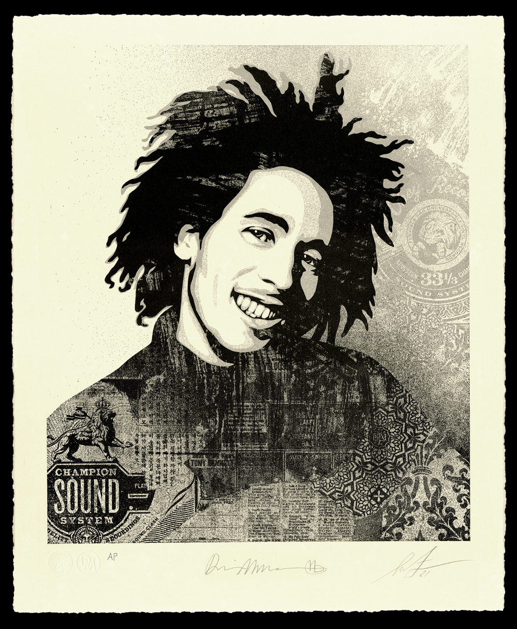Bob Marley 40th Letterpress - "Lively Up Yourself" - 16 x 19.5 inches