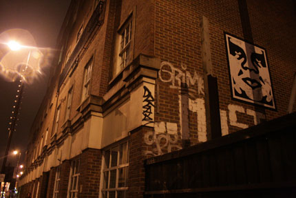 OBEY GIANT Bombing Pictures in London