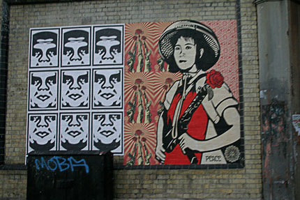 OBEY GIANT Bombing Pictures in London