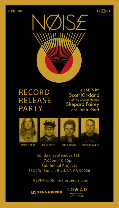 Noise Project Los Angeles Vinyl Release Party THIS SUNDAY 9/18 ...